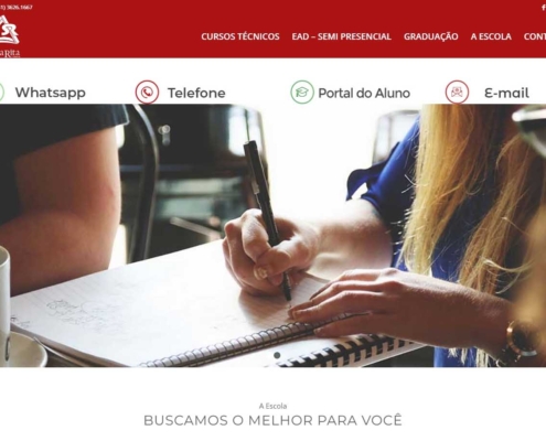 Criamos sites sem mensalidade - Escola Santa Rita - RR Agencia Digital