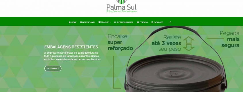 Rr agencia Digital - Site - Palma Sul Embalagens