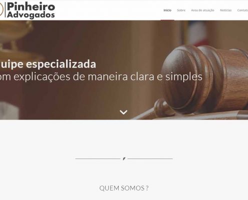 Rr agencia Digital - Site - Pinheiro Advogados