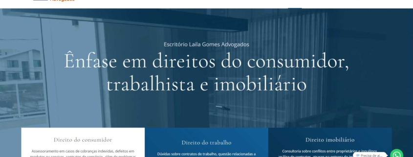 Rr agencia Digital - Site - Laila Gomes Advogados